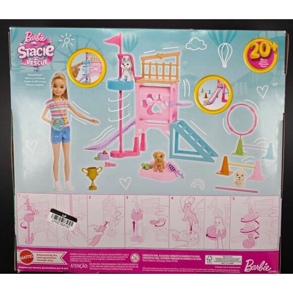 Barbie Stacie to the Rescue Puppy Playground Playset 20+ Pcs Dog - Picture 7 of 7